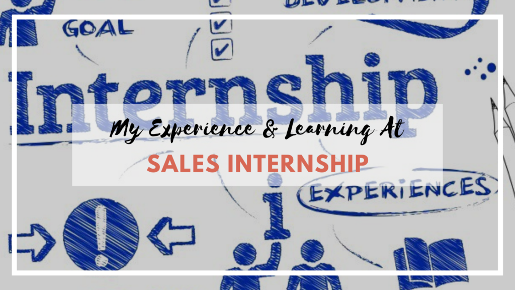 Sales Internship Experience